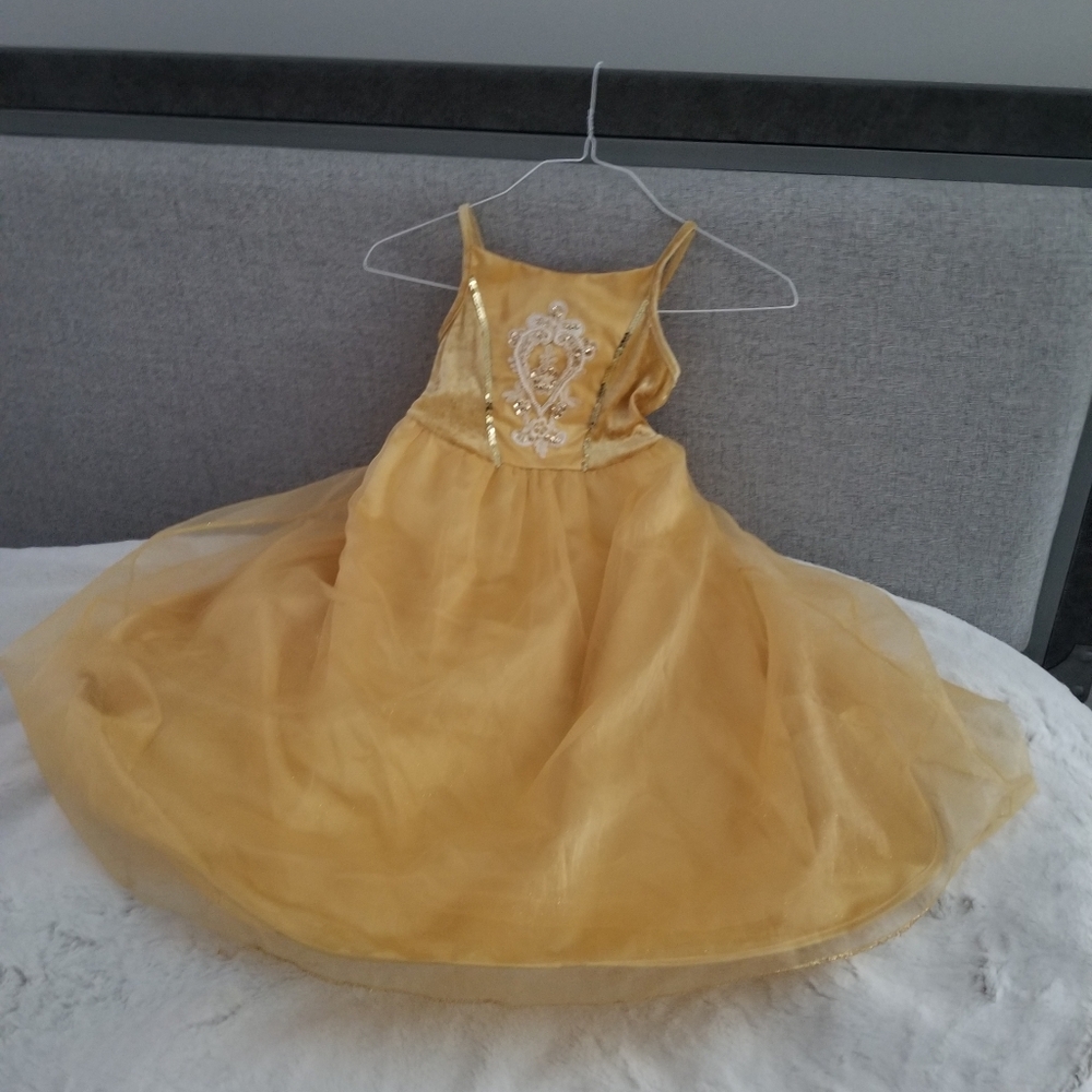 Beauty & Beast Belle Princess Dress S(4)